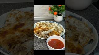 Chebureki lavashdan 😍 food recipe cooking easyrecipe [upl. by Melvina]