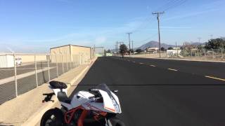 KTM RC8R Exhaust  Sound Comparison  Stock Exhaust Sound vs Akrapovic EVO4 [upl. by Nayar]