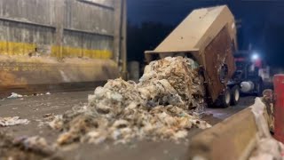 Watch these Garbage Trucks dump these Steamy Loads SO Satisfying [upl. by Akineg]