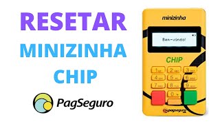 Como Resetar Minizinha Chip PagSeguro 2021 [upl. by Tarsus269]