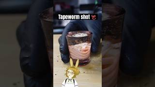 Tried the Tapeworm shot amp nailed it Very gross drinks drink easyrecipe quickrecipe drinkrecipes [upl. by Richie319]