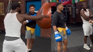 Terence Crawford TEACHINGTRAINING Shakur Stevenson for Devin Haney Fight [upl. by Tiana]