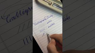 Calligraphy for beginners shorts calligraphy [upl. by Atrim]