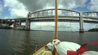 Tamar River Voyage in a Gaff Rigged Picarooner [upl. by Notak165]