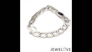 Men of Platinum  Platinum Bracelet for Men JL PTB 1236  Jewelove [upl. by Odradlig]