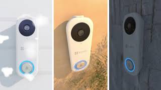 EZVIZ DB1C  WiFI Video Doorbell [upl. by Pollerd803]