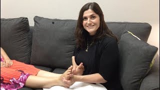 Relaxing Foot Massage Tutorial [upl. by Maggee]