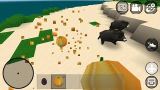 MINI BLOCK CRAFT ANIMAL  FEEDING THE WILD BOAR [upl. by Alracal]