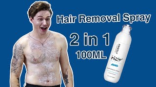 PANSLY 100ml hair removal spray remove body hair easily in a few minutes [upl. by Naujet13]