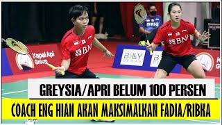 GREYSIA APRIYANI BELUM 100 PERSEN ENG HIAN AKAN MAKSIMALKAN FADIARIBKA [upl. by Valsimot588]