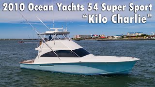 We have this 2010 Ocean Yachts 54 Super Sport in Ocean City Maryland [upl. by Eednak]