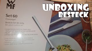 Unboxing WMF Cromargan Besteck Set 12 Personen 4K [upl. by Alice394]