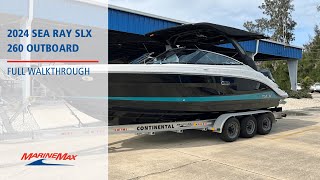 BRAND NEW 2024 Sea Ray SLX 260 Outboard  MarineMax Cocoa [upl. by Onaivlis321]