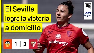 Valencia Femenino vs Sevilla FC 13  Resumen y goles  Highlights Liga F [upl. by Vic]