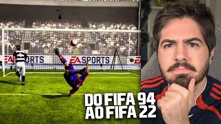 GOLS DE BICICLETA DO FIFA 94 AO FIFA 22 [upl. by Emmuela]