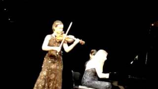 Live in Berlin Hilary Hahn Valentina Lisitsa Johannes Brahms Hungarian Dance No 5 [upl. by Nomelif666]