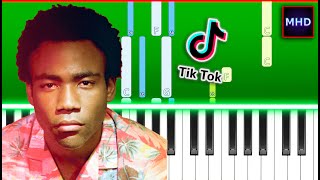 Childish Gambino  Les  Piano Tutorial [upl. by Matusow464]