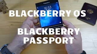 Blackberry Passport amp Blackberry OS french [upl. by Enenej]