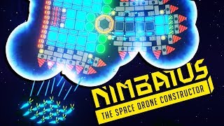 Building a MASSIVE SPACE SHIP  Nimbatus  The Space Drone Constructor Gameplay [upl. by Hsina]