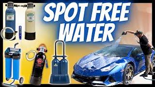 BEST BUDGET SPOT FREE HOME CAR WASH Complete guide to Spot free water [upl. by Annaik]