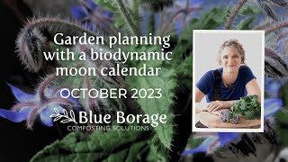 Planning your gardening tasks with a biodynamic moon calendar October2023 [upl. by Airdnoed]