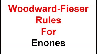 UV14  WoodwardFieser rules for enones  Exocyclic bonds  UVvisible spectroscopy [upl. by Marin]