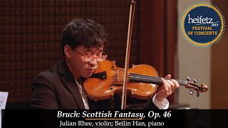 Bruch Scottish Fantasy Op 46 Julian Rhee violin Beilin Han piano [upl. by Norvall]