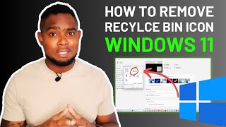 How To Remove Recycle Bin From Desktop Windows 11  Easy Tutorial [upl. by Maurer]