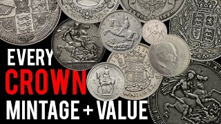 Every Crown Coin  Mintage  Value [upl. by Eulalia]