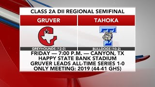 VIDEO Gruver Greyhounds vs Tahoka Bulldogs [upl. by Gord]