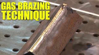 🔥 Gas Brazing Technique [upl. by Domenech633]