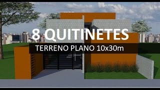 8 QUITINETES NO TERRENO DE 10x30m [upl. by Downing]