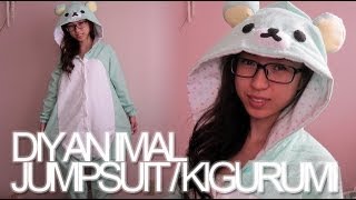 DIY Animal Jumpsuit  Costume  Onesie  Kigurumi [upl. by Lear958]