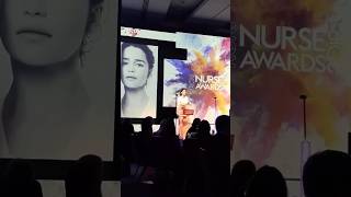 Emilia Clarke gives a speech at the 2019 RCNI Nurse Awards in UK emiliaclarke daenerystargaryen [upl. by Airdnahc]