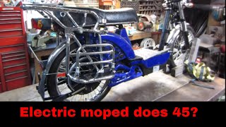 Free 72 volt moped what can we make with it [upl. by Atinra]