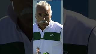 Mansour Bahrami Trademark Trickshot in Tennis 53 [upl. by Frasier]