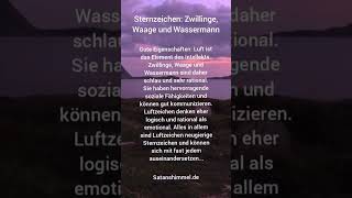 Luftzeichen Zwillinge Waage und Wassermann shorts sternzeichen astrologie unterhaltung witzig [upl. by Cranford]