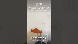 3 Bedroom House for Rent 🏠 Located in Phibsborough Dublin 7📍 [upl. by Ahsatsan365]