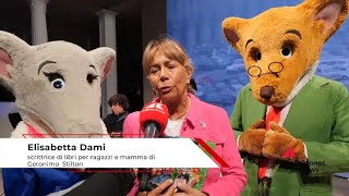 Buchmesse Dami “Da 25 anni Geronimo Stilton trasmette la passione per la lettura e per l’Italia” [upl. by Tuck]