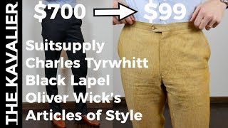 Trousers Without Beltloops  Best Places to Buy from 99  700  OTR to MTM [upl. by Ennaehr]