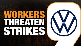 Volkswagen Faces Strike Threat  Union Leaders Challenge Volkswagen  Pay Talks Heat Up [upl. by Friedrich]