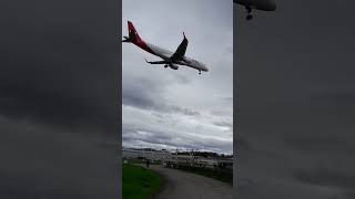 Embraer 190 of Helvetic Airways landing [upl. by Kowtko]