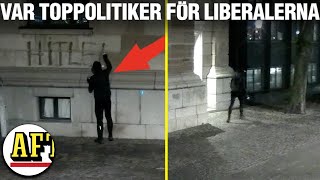 Här klottrar expolitikern på Nationalmuseum [upl. by Notlok30]