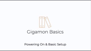 Gigamon Basics Setting up your HC appliance for the first time upon poweron [upl. by Razal780]