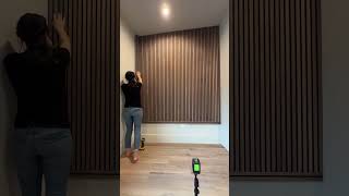 DIY Accent Wall Transformation  No Skills Required [upl. by Areek]