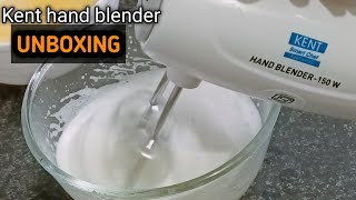 Kent hand blender 150watt review  ken hand blender ko use kaise karen  unboxing Kent hand blender [upl. by Aneerahs]