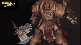 ALLARUS CUSTODIAN JT3921 ADEPTUS CUSTODES JOYTOY Warhammer 40K figure Osyr Archimaxes review [upl. by Fiann]