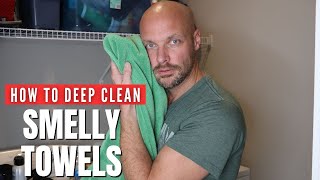 How to DEEP CLEAN Smelly Towels [upl. by Gladi]