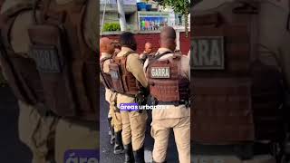 Essa é a POLÍCIA da Bahia policia pmba militar bahia militares segurança [upl. by Nalod]