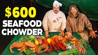 600 Seafood Chowder with Greg Ovens OVER FIRE [upl. by Hawthorn]